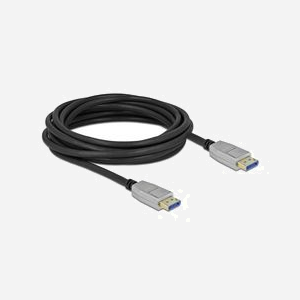DeLOCK Câble DisplayPort 2.0 1m, 10K (10240x4320) 60Hz, 54 Gbps, HDR, Connecteurs mâles plaqués or, Cuivre AWG28, Triple blindage - Miniature 2