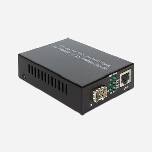 DeLOCK Media Converter 1000Base-T vers SFP, Gigabit Ethernet, 1000 Mbit/s, Port RJ-45, Port SFP, 70x95x26mm, 2.5W, Noir