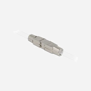 DeLOCK Coupleur Cat.6A STP sans outil, 2x LSA block, argent, 14.5x72.8x14.5mm, adaptateur câble réseau, réf. 86976 - Miniature 3