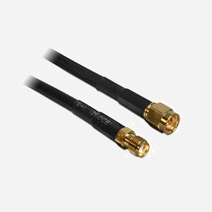DeLOCK Câble Coaxial 10m SMA Mâle / Femelle CFD200 Noir - Connecteurs SMA-M et SMA-F - Référence 88445