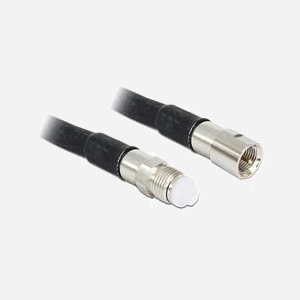 DeLOCK Câble Coaxial 5m FME Mâle vers FME Femelle Noir 50 Ohm - Réf. 88668 - Miniature 1