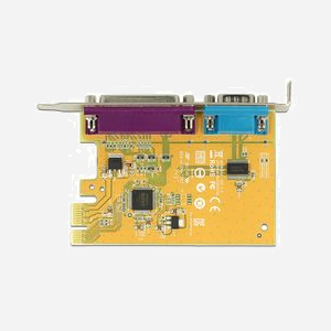 DeLOCK 89446 - Carte PCIe 2.0 Interne avec Port Série RS-232, Port Parallèle, Chipset SUN2410, FIFO 128 o, Support Windows - Miniature 3