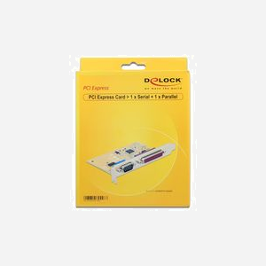 DeLOCK 89446 - Carte PCIe 2.0 Interne avec Port Série RS-232, Port Parallèle, Chipset SUN2410, FIFO 128 o, Support Windows - Miniature 4