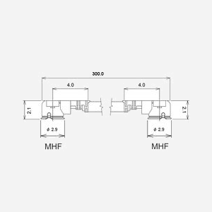 Câble Coaxial DeLOCK 89609, 0.3m, Type 1.13, MHF (I-PEX) vers MHF (I-PEX), Impédance 50 Ohm, Gaine 1.13mm, Connecteurs Noir/Or - Miniature 3
