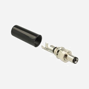 Connecteur DC DeLOCK 89913 Noir/Nickel 18V 2A, contacts Nickelés, Ø extérieur 1.06cm, Longueur 39.5mm, conditionnement sachet individuel - Miniature 3