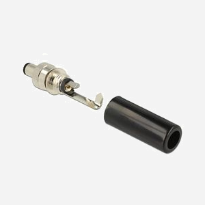 Connecteur DC DeLOCK 89913 Noir/Nickel 18V 2A, contacts Nickelés, Ø extérieur 1.06cm, Longueur 39.5mm, conditionnement sachet individuel - Miniature 5