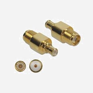 DeLOCK 89959 Adaptateur SMA vers MCX Or - Impédance 50 Ohm, Placage Or, Diamètre 8mm, Température -10°C à 50°C - Conditionnement Sachet Individuel - Miniature 1