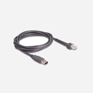 DeLOCK Scanner Code-barres USB 1D Laser, 200 scans/s, 640x480 pixels, RJ-50, câble 2m, Support ajustable, -20°C à 60°C, Noir - Miniature 4