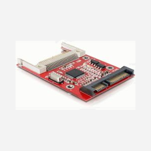 DeLOCK Lecteur de Carte SATA pour Baie 2.5", Compatible Windows 3.1/NT4/98SE/ME/2000/XP/Vista, Mac & Linux, Rouge - Réf. 91660