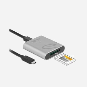 DeLOCK 91751 Lecteur CFexpress USB 3.2 Gen 1 Type-C, Boîtier Aluminium, 10 Gbps, Compatible Windows/macOS/Linux/Android/Chrome OS, 58x63x15mm - Miniature 1