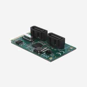 Carte Contrôleur DeLOCK 95264 PCIe vers 2 ports SATA III 6 Gbit/s, RAID 0/1/SPAN, Support S.M.A.R.T., TRIM, NCQ, Compatible Windows/Linux - Miniature 2