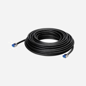LANCOM Systems Câble Ethernet Cat6a S/FTP (S-STP) 30m RJ-45 Mâle/Mâle Noir, Diamètre 6.5mm, Température Opération -40°C à 65°C. Référence 61337