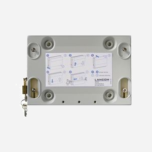 LANCOM Systems : Support mural blanc pour Point d'accès WLAN, 214x11x144mm, compatible LANCOM 1800EF, 1700 series, 1650E, 730-4G+, WLC-30/60 - Miniature 1