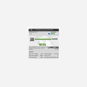 LANCOM Systems Upgrade Advanced VPN Client (MAC) Gestion Réseau 1 Licence, Support macOS 11 Big Sur à macOS 15 Sequoia, Code 61608