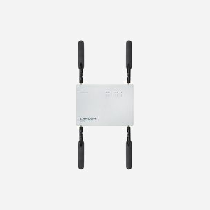 LANCOM IAP-822: Point d'accès WiFi 5 (802.11ac) 1000 Mbit/s, 2.4/5 GHz, PoE, 2x GbE LAN, Antennes externes SMA, Sécurité 802.1x/WPA2, Gris