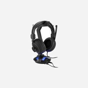 Sharkoon X-Rest 7.1 Support Actif Noir pour Casque/Écouteurs, Interface 3.5mm, Son Virtual 7.1, USB, Compatible Windows/macOS/PS4, 120x120x260mm - Miniature 2