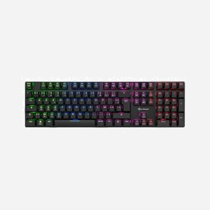 Sharkoon PureWriter RGB Clavier Gamer AZERTY Français USB Noir - Switchs Kailh Blue, Rétroéclairage LED RGB, Anti-Ghosting, 1000Hz, Câble 1.5m, Windows - Miniature 2