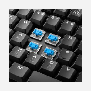 Sharkoon PureWriter RGB Clavier Gamer AZERTY Français USB Noir - Switchs Kailh Blue, Rétroéclairage LED RGB, Anti-Ghosting, 1000Hz, Câble 1.5m, Windows - Miniature 3