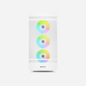 Sharkoon REBEL C50 RGB Blanc - Boîtier PC Full Tower ATX/micro ATX/Mini-ITX, 3x120mm avant, 1x120mm arrière, Verre trempé, USB 3.2 Gen 2, Filtre anti-poussière - Miniature 2