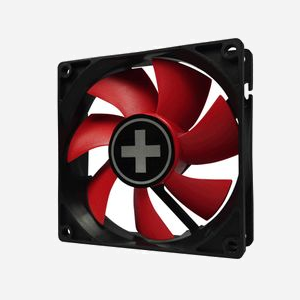 Xilence XPF120.R Ventilateur 120mm (12cm) Noir/Rouge, 1300 RPM max, 26dB, 44.71 CFM, Connecteur 4-Pin PWM, Dimensions 120x120x25mm