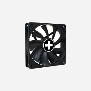 Xilence XPF120X.B.PWM Ventilateur 120mm Noir, FDB, 500-1500 RPM, 63.41 CFM, 24 dB, PWM, Boîtier PC / Processeur, MTBF 50000h, Connecteur 4-Pin - Miniature 2