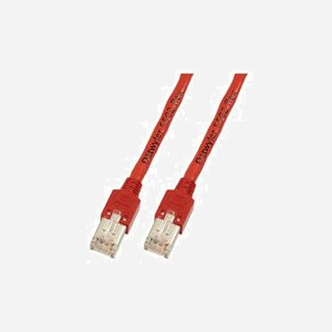 EFB Elektronik K8703.3 : Câble réseau RJ45 S/UTP Cat5e 3m Rouge, Connecteurs Mâle-Mâle, AWG26, 10/100/1000Base-T(X), Conforme RoHS