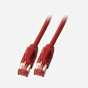 EFB Elektronik K8708RT.10 : Câble réseau Cat6a S/FTP (S-STP) 10m Rouge, Connecteurs RJ-45 plaqués Or, 10000 Mbit/s, 500 MHz, AWG 27/7, LSZH
