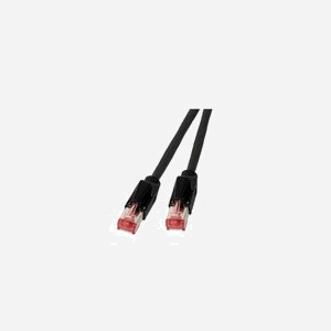 EFB Elektronik K8050.30 Câble Réseau Cat6a S/FTP (S-STP) 30m Noir RJ-45 Contacts Or 10000 Mbit/s 500MHz LSZH Cuivre AWG27/7