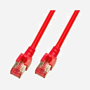 Câble Réseau EFB Elektronik 10m Cat6 S/FTP Rouge, Connecteurs RJ-45 Plaqué Or, 10/100/1000Base-T(X), PVC, Certification TIA/EIA, Réf. K5512.10