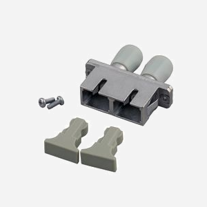 EFB Elektronik Adaptateur Fibre Optique SC/ST Métal - 4 Connecteurs, Contacts Argent, Multimode, Référence 53307.34 - Quantité : 1 pièce