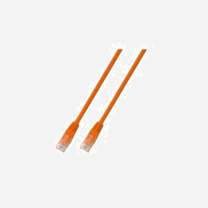 EFB Elektronik K8099.20 Câble Réseau 20m Cat5e U/UTP (UTP) RJ-45 Mâle/Mâle Contacts Or 2500 Mbit/s 100MHz Orange