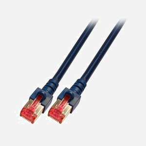 Câble Réseau EFB Elektronik Cat6 S/FTP (S-STP) Noir, 0.25m, Connecteurs RJ-45 Mâle, AWG 27/7, Diamètre 6.2mm, Gaine PVC, Sans Halogène, Réf. K5515.0,25 - Miniature 2