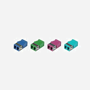 EFB Elektronik Adaptateur Fibre Optique LC/LC Monomode OS2, Boîtier Plastique Bleu, Virole Vitrocéramique, Dimensions 14.7x24x9.3mm, 1 Pièce - Miniature 2