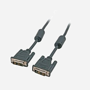 EFB Elektronik K5433IND.2 Câble DVI-I 2m Noir - Connecteurs DVI-I Mâle (18+1) - Résolution 1920x1080 - AWG28 - Contacts Or - Cuivre - Miniature 1