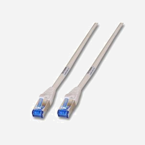 EFB Elektronik Câble Réseau 3m Cat6a S/FTP (S-STP) RJ-45 Gris, 10000 Mbit/s, 500 MHz, Gaine PVC, Référence K5535GR.3