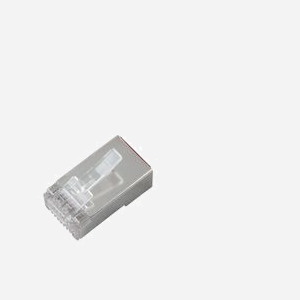 EFB Elektronik 37541.3-100 : Lot de 100 Connecteurs RJ-45 Cat5e S/UTP (STP) Argent avec Blindage, Diamètre Interne 6.3mm