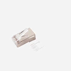 EFB Elektronik - Connecteurs RJ-45 Cat6 Argent - Kit de 100, Blindage Connecteur, Référence 37640.1-100