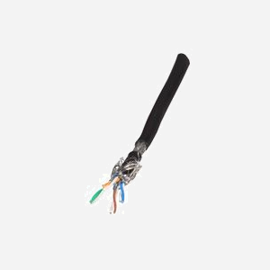 EFB Elektronik MK7104.100B Câble Réseau Cat7 S/FTP (S-STP) 100m Noir LSZH 10GBase-T 600MHz Conducteur Cuivre AWG 26/7 - Miniature 1