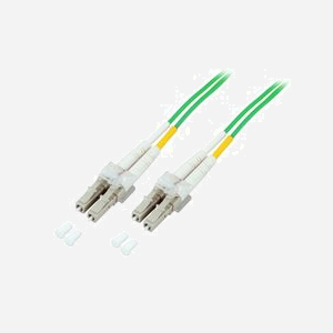 EFB Elektronik Câble Fibre Optique Duplex LC-LC 50/125µ OM5 15m LSZH Vert - Diamètre cœur 50µm, gaine 125µm, perte insertion 0.2dB - Miniature 1