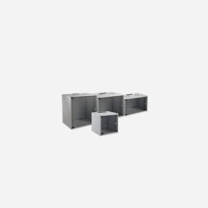 EFB Elektronik WGB-1909GR.45 Rack Mural 9U Acier Gris 535x450x440mm Charge Max. 80kg Montage Mural Système 19 pouces Code SH 85381000 - Miniature 1