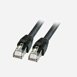 Câble réseau EFB Elektronik K5528SW.5 Cat8.1 S/FTP (S-STP) 5m Noir, connecteurs RJ-45 mâle, 40Gbps, 2000MHz, Cuivre, LSZH, AWG24/7