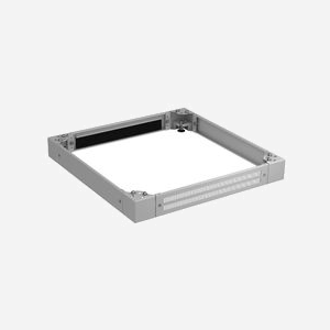 EFB Elektronik PRO-SOK88PB.TS : Étagère rack 19" avec plinthe, acier noir, 600x800x100 mm, compatible PRO, certification CE, quantité : 1 pièce