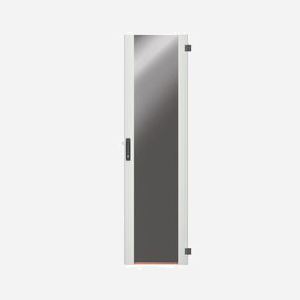 Porte en verre EFB Elektronik PRO-TUR428G1.GR pour rack 42U, 800mm x 1963mm, grise, indice de protection IP20, verre
