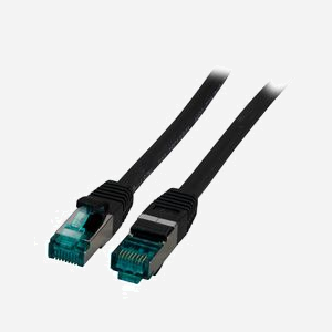 Câble Réseau EFB Elektronik MK6001.30B Cat6a S/FTP (S-STP) 30m RJ-45 Mâle/Mâle, Contacts Or, LSZH, Cuivre, 500 MHz, AWG 27/7, Noir - Miniature 2