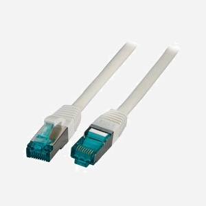 EFB Elektronik MK6001.30G : Câble réseau Cat6a S/FTP (S-STP) 30m, RJ-45 mâle/mâle, contacts or, 10000 Mbit/s, 500 MHz, AWG 27/7, LSZH, gris - Miniature 2