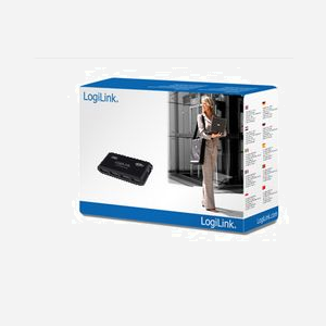 LogiLink UA0170 - Hub USB 3.2 Gen 1 (3.1 Gen 1) Type-A 4 Ports 5000 Mbit/s Noir avec Alimentation Externe et Câble USB Inclus - Miniature 2