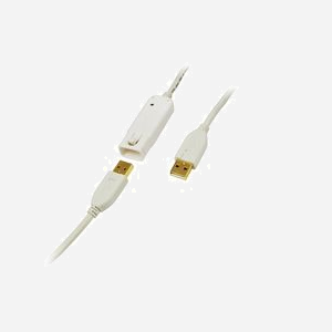 LogiLink UA0092 - Câble USB 2.0 12m Blanc - Connecteur USB A Mâle vers USB A Femelle - Débit 480 Mbit/s - Compatible Windows/Mac - Miniature 2