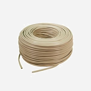 Câble Réseau LogiLink Cat6 CPV0033 Beige 100m, Diamètre 6mm, Conforme RoHS, EIA/TIA 568 B.2, EN 50173-1, ISO/IEC 11801, Sans Connecteurs - Miniature 1