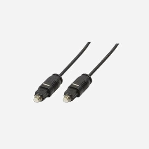 LogiLink CA1007 : Câble Audio Numérique Toslink - Toslink 1.5m, Connecteurs Mâle Droit, RoHS, Noir
