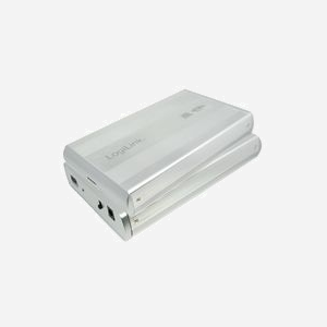 LogiLink UA0107A Boîtier Externe 3.5" SATA/SATA II, USB 3.2 Gen 1 (5Gbit/s), Aluminium Argent, Support 3To, Hot-Swap, Windows 2000/XP/Vista/7